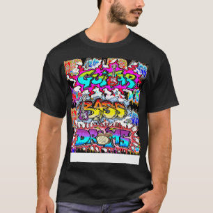 T-shirt Batterie basse de guitare Musique par LowEndGraphi