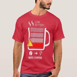 T-shirt Batterie café