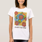 T-shirt Batterie d'alimentation des fleurs (Devant)