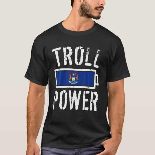 T-shirt Batterie d'alimentation Troll Fier Tee T Shir (Devant)
