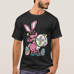 T-shirt Batterie de lapin Chasse aux oeufs de Pâques Chass