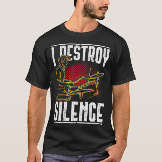 T-shirt Batterie de percussion musicale