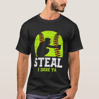 T-shirt Batterie de softball Voler I Ose Ya Baseball