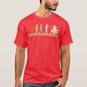 T-shirt Batterie de style vintage tambour de conception d'