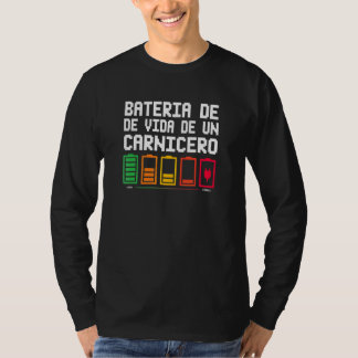 T-shirt Batterie de vie d'un boucher