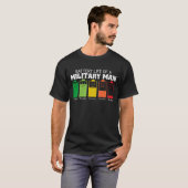 T-shirt Batterie D'Un Militaire (Devant entier)