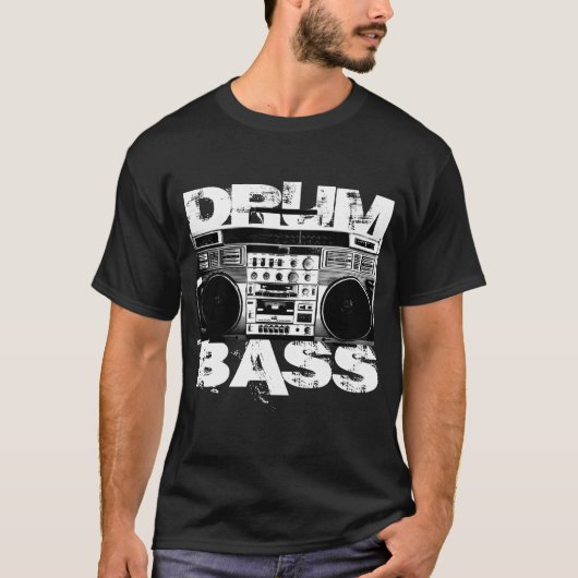 T-shirt batterie et basse (Devant)