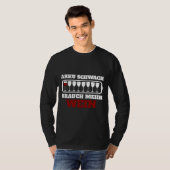 T-shirt Batterie Faible Personnalisation Plus Vins Vins Vi (Devant entier)