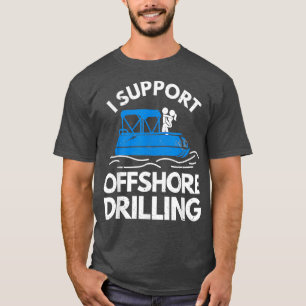 T-shirt Batterie I Soutien Au Forage Offshore