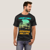 T-shirt Batterie I Soutien au forage offshore (3) (Devant entier)