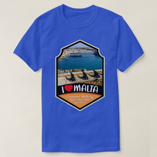 T-shirt Batterie Malte Cannons (Design devant)