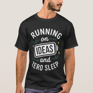 T-shirt Batterie risquée - Exécution sur des idées amusant