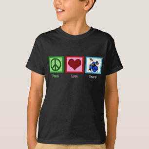 T-shirt Batteries Peace Love Enfants