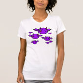 T-shirt Battes violettes (Devant)