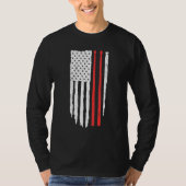 T-shirt Batteur américain perplexe (Devant)