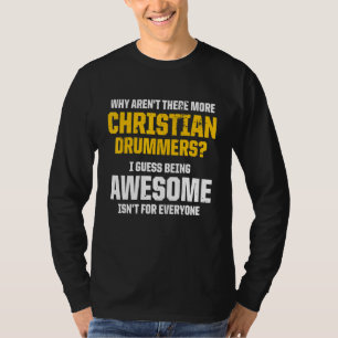 T-shirt Batteur chrétien Église Culte Joueur de batterie 7