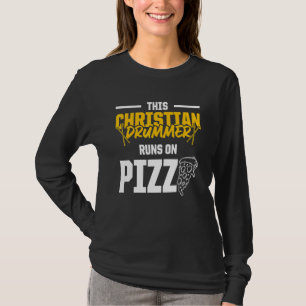 T-shirt Batteur chrétien Église de culte Joueur de batteri