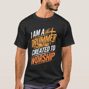 T-shirt Batteur créé pour adorer la foi chrétienne