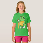 T-shirt Batteur de baseball Tortue (Devant entier)