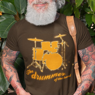 T-shirt batteur du groupe rock