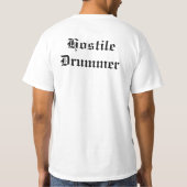 T-shirt Batteur hostile (Dos)