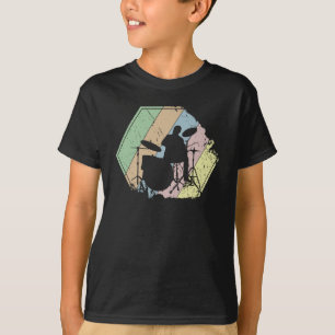 T-shirt Batteur Rétro