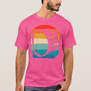 T-shirt Batteur Retro Vintage classique à tambour de basse