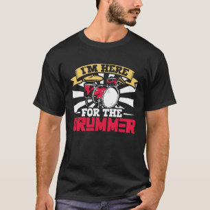 T-shirt Batteur Tambours Musique Batterie Batterie Instrum