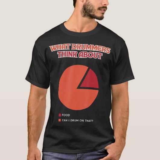T-shirt Batteurs Pensent Aux Percussionnistes De La Batter (Devant)