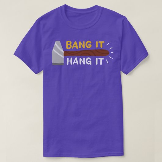 T-shirt Battez-Le Et Accrochez-Le (Design devant)