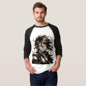 T-shirt "Battle Aura Unleashed" (Devant entier)