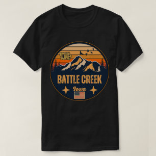 T-shirt Battle Creek, Iowa, États-Unis