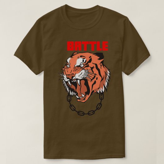 T-shirt Battle Tiger (Design devant)