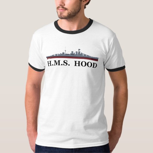 T-shirt Battlecruiser Hood (Devant)