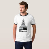 T-shirt Battleship Bismarck (Devant entier)