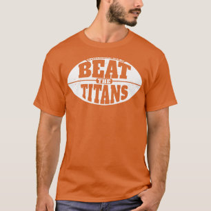 T-shirt Battre les Titans Vintage Grunge Gameday