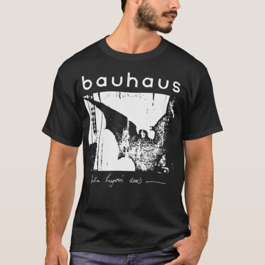 T-shirt Bauhaus - Bat Wings - Le Vin Blanc Morte De Bela L (Devant)