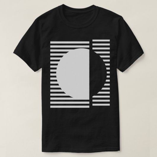 T-shirt Bauhaus conception géométrique (Design devant)