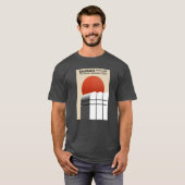 T-shirt Bauhaus Retro Art Déco architecture discipline pou (Devant entier)