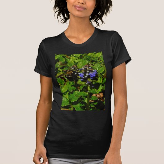 T-shirt Baume d'abeille pourpre et bourdon (Devant)