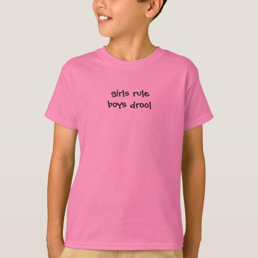 T-shirt bave de ruleboys de filles (Devant)
