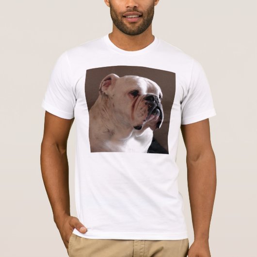 T-shirt Baxter le bouledogue anglais (Devant)