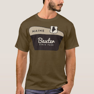 T-shirt Baxter State Park Maine Affiche de bienvenue