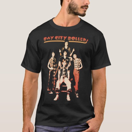T-shirt Bay City Rollers (Devant)