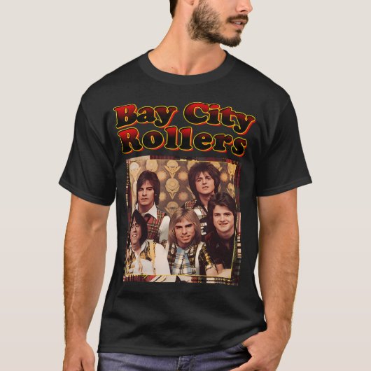 T-shirt Bay City Rollers #13 (Devant)