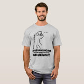 T-shirt bayésien de dinosaure pour des (Devant entier)