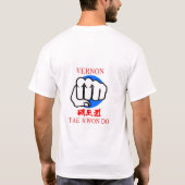 T-shirt BB de Vernon le Taekwondo (Dos)