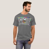 T-shirt BBC Test Card 1970 (Devant entier)