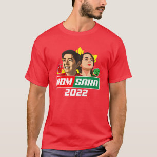 T-shirt BBM Sara 2022 Président Bong Marcos Red Duterte I