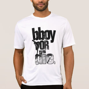 T-shirt bboy ou mourez avec l'arrière - plan de ville